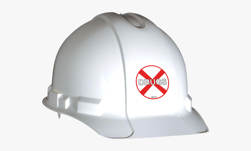 No Drugs Hard Hat Emblem, HD Png Download