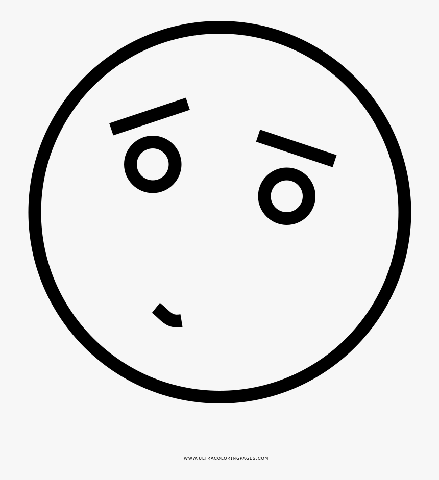 Confused Coloring Page, HD Png Download