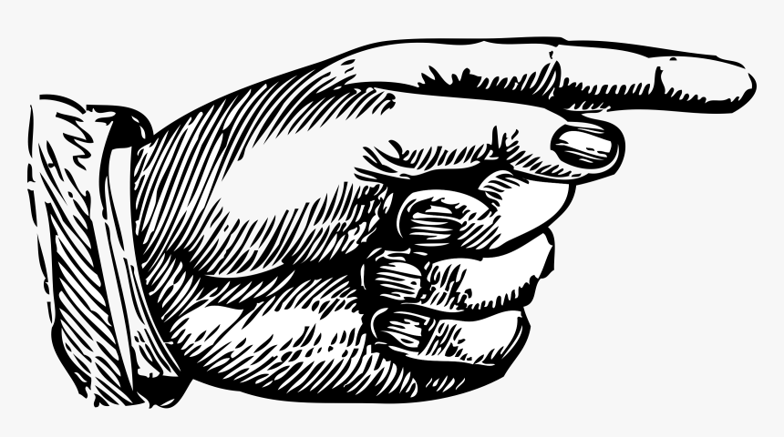28 Collection Of Pointing Finger Clipart Png, Transparent Png