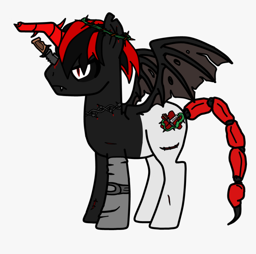 Alicorn, Artist Needed, Barbed Wire, Bat Pony, Bat, HD Png Download