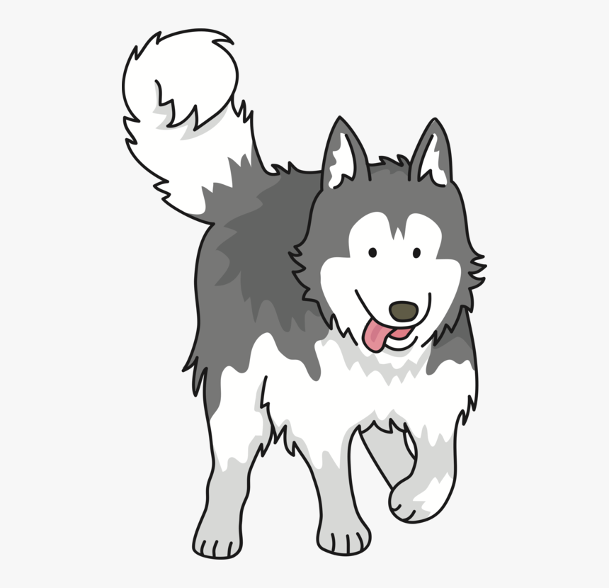 Line Art,head,siberian Husky, HD Png Download
