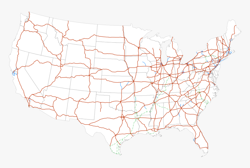 Outline Of United States Png, Transparent Png