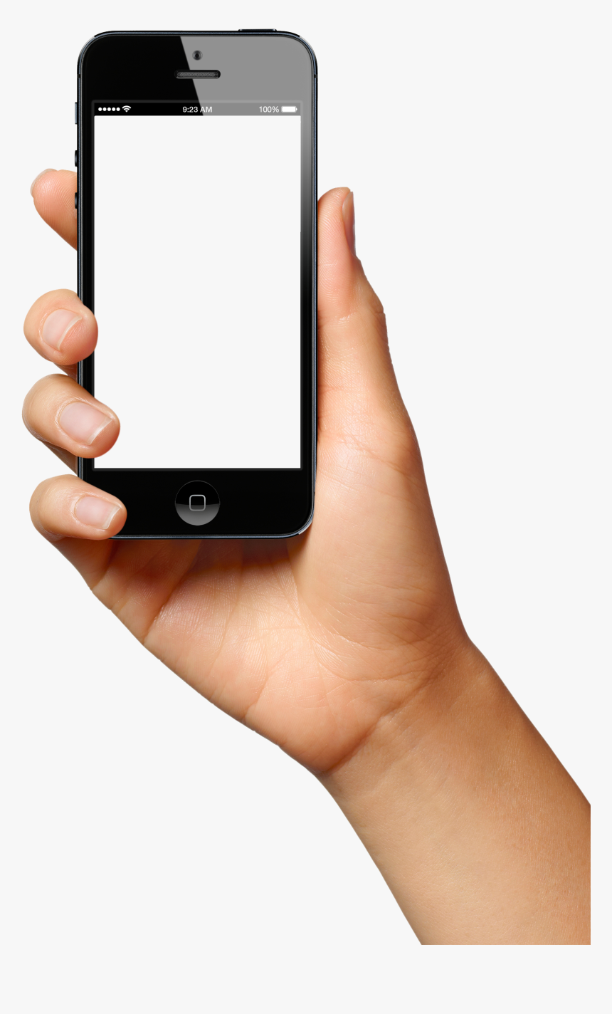 Smartphone In Hand Png Image, Transparent Png