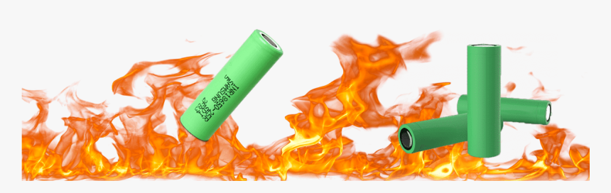 18650 Battery Explosion, HD Png Download
