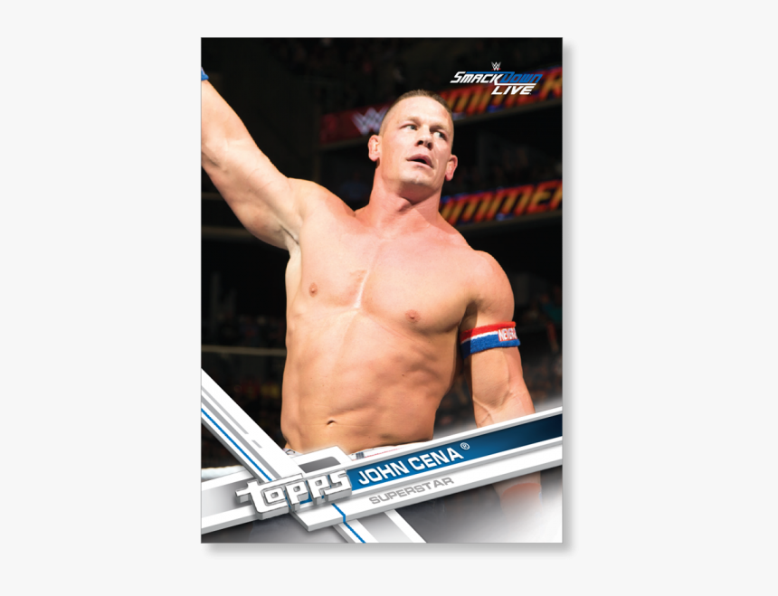 John Cena 2017 Topps Wwe Base Cards Poster, HD Png Download