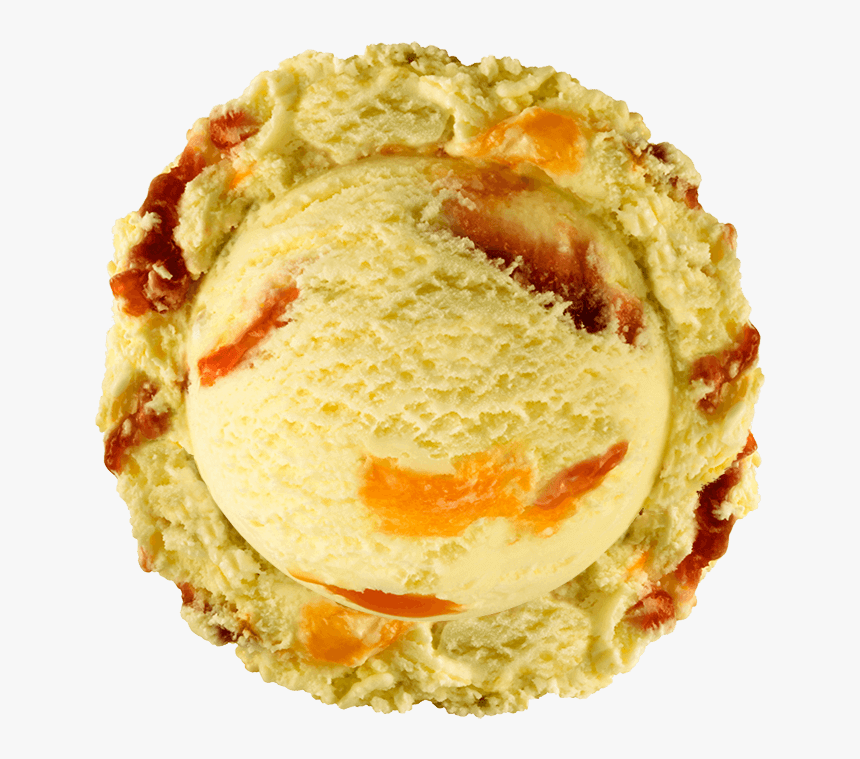 Orange Apricot Ice Cream, HD Png Download