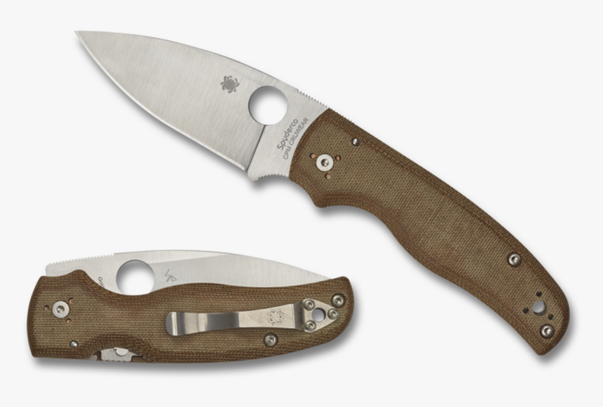 *coming Soon* Spyderco Shaman Cruwear / Micarta *sprint, HD Png Download