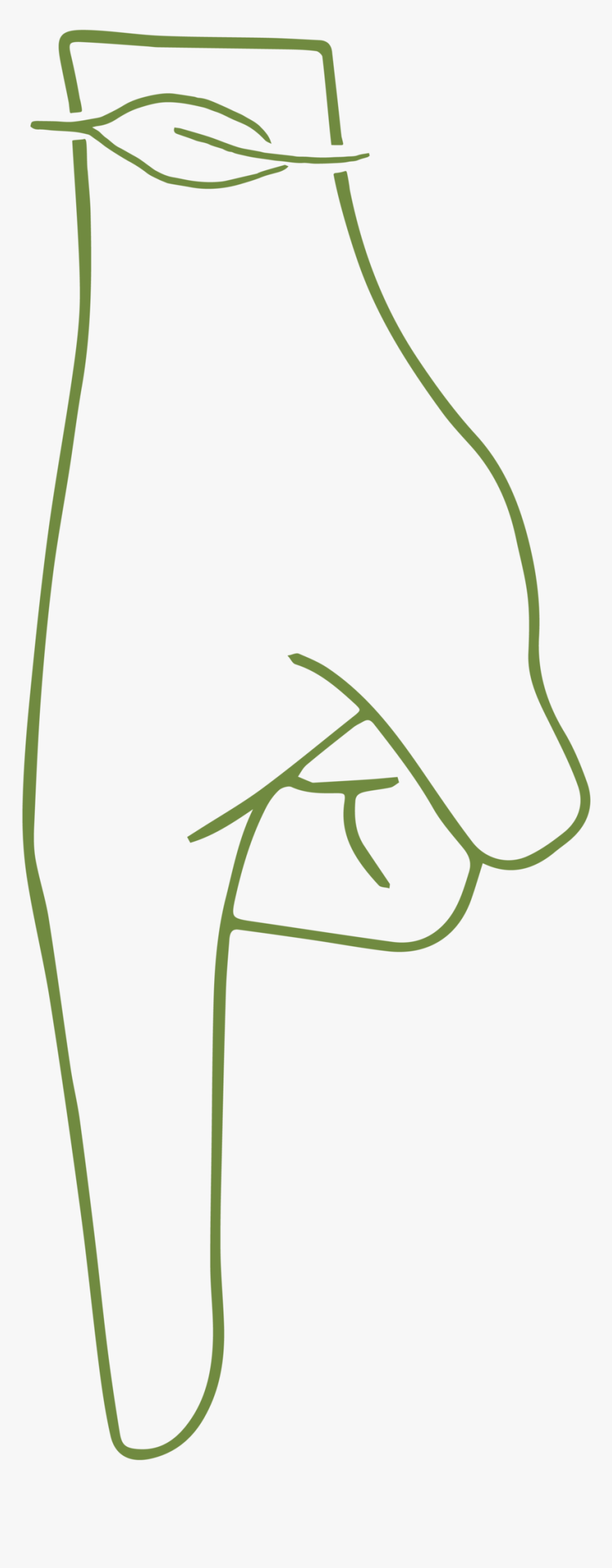 Icon Hand Pointing Down Justina, HD Png Download
