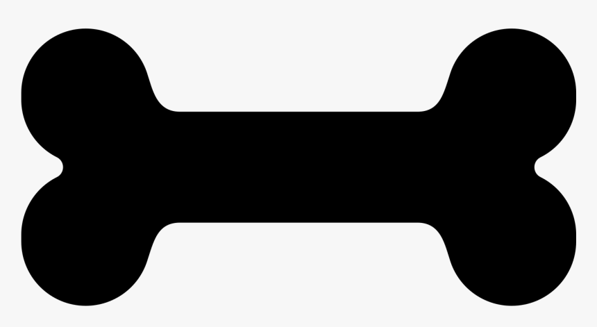 White Dog Bone Png, Transparent Png