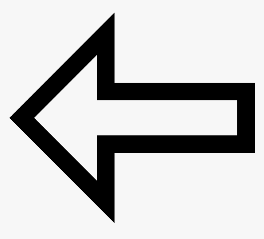 Arrows Transparent Outline, HD Png Download