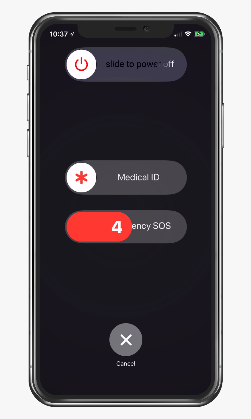 How To Use Emergency Sos On Your Iphone To Quickly, HD Png Download