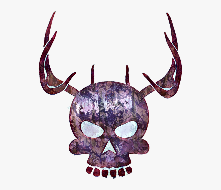 Skull, Tattoo, Gothic, Symbol, Halloween, Design, HD Png Download