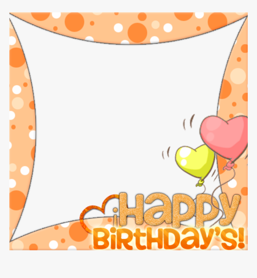 #mq #birthday #text #frame #frames #border #borders, HD Png Download