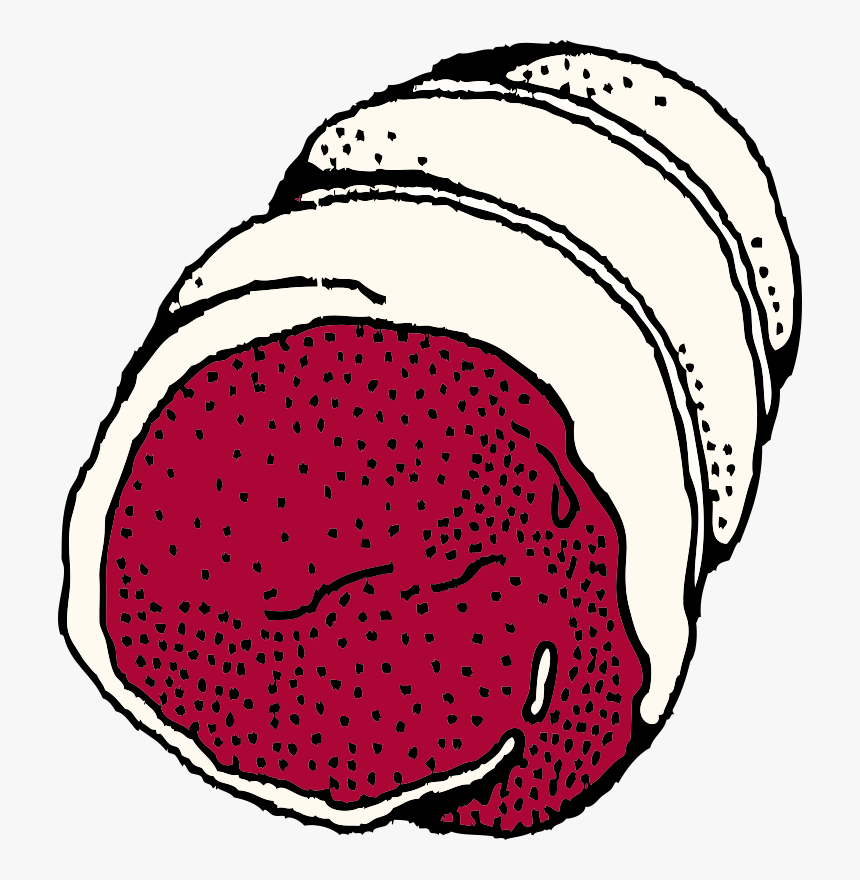 Rolled Roast Clip Art, HD Png Download