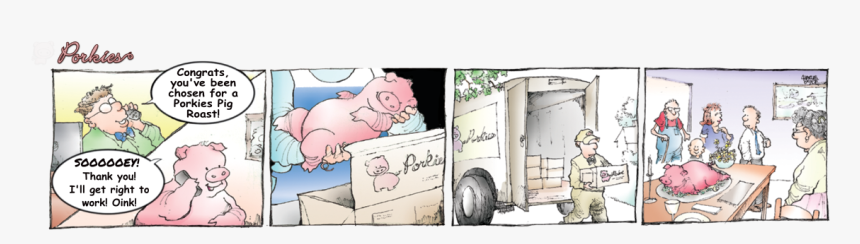 Porkies Comic Strip, HD Png Download