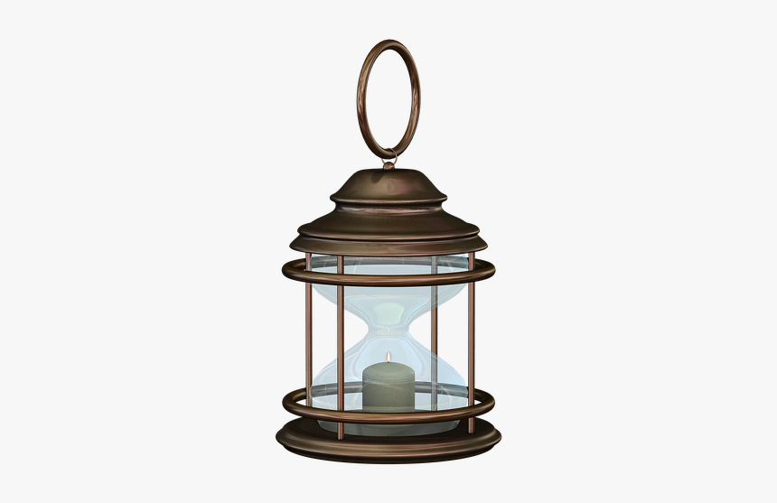 Lighting,light Fixture,lantern,candle Fixture,metal,glass,oil, HD Png Download