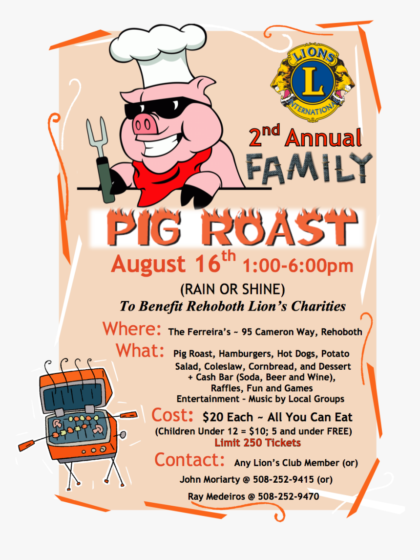 Pig Roast Png, Transparent Png