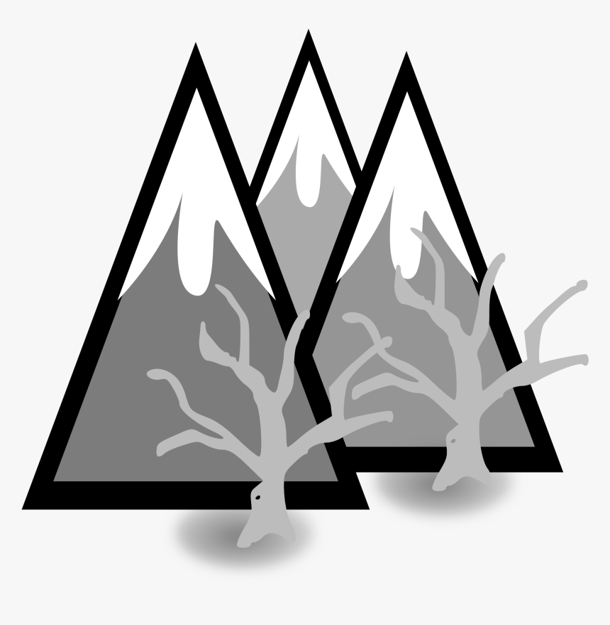 Dead Forest Mountains Clip Arts, HD Png Download