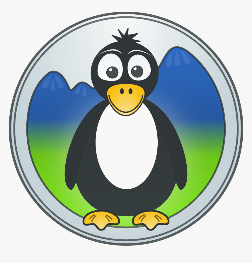 Penguin In The Mountains Svg Clip Arts, HD Png Download