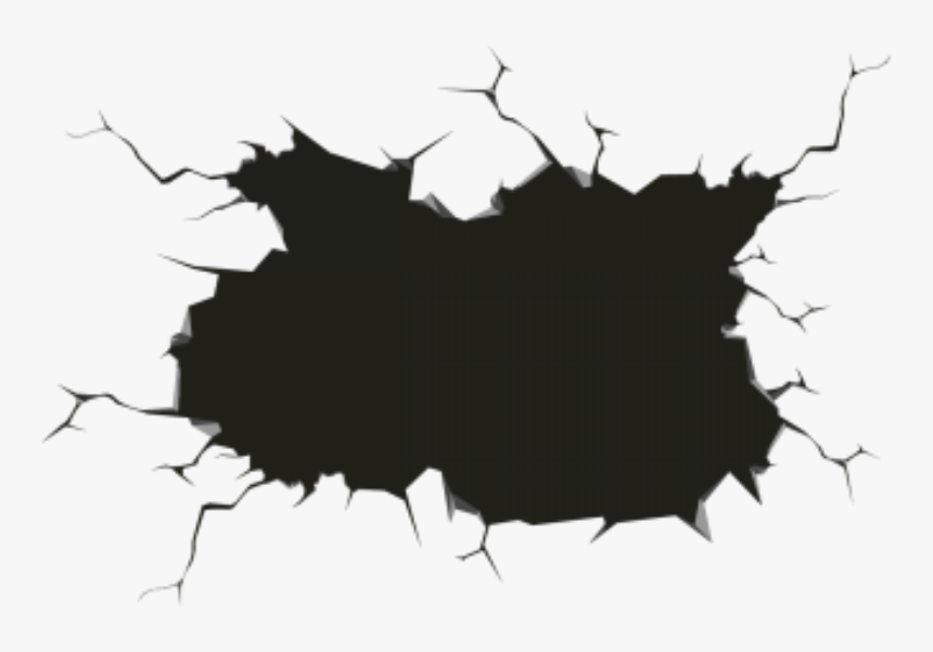 #tear #hole #cracked #cracking #cracks #ground #overlay, HD Png Download