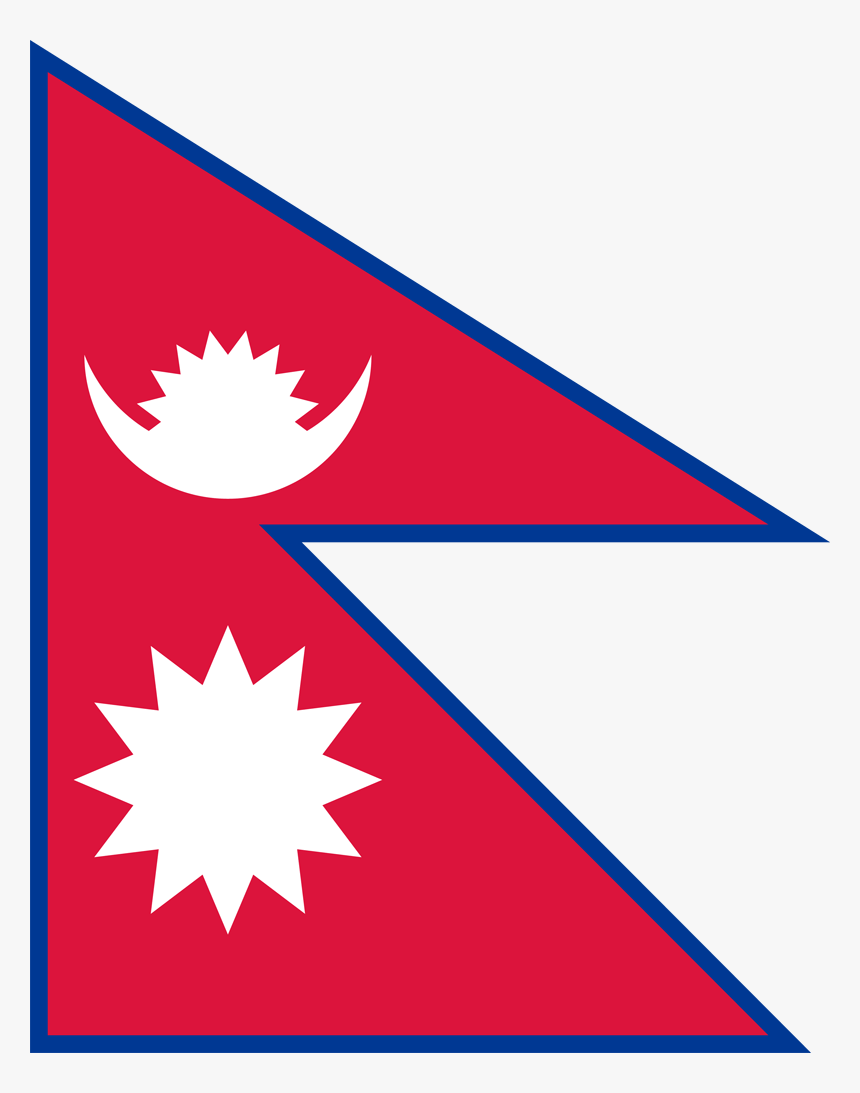 Flag Of Nepal - Nepal Flag, HD Png Download