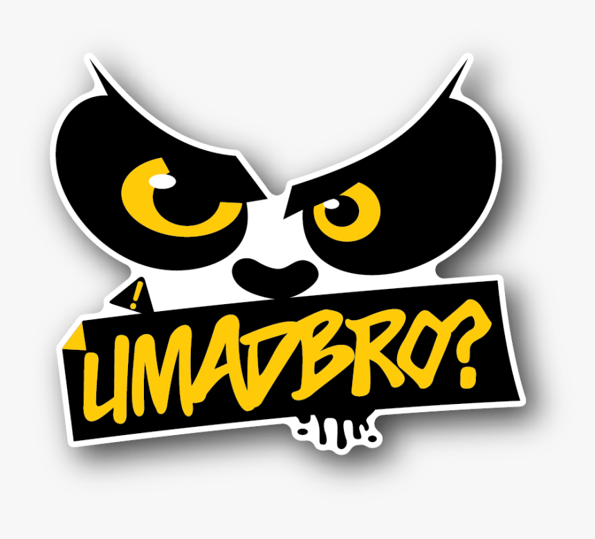 U Mad Bro Png Transparent Images - Logo Stiker, Png Download