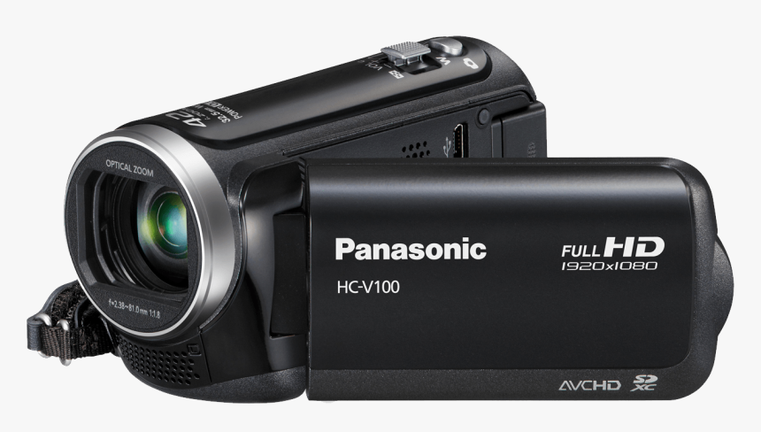 Video Camera Png Transparent Images - Panasonic Hc V100m, Png Download