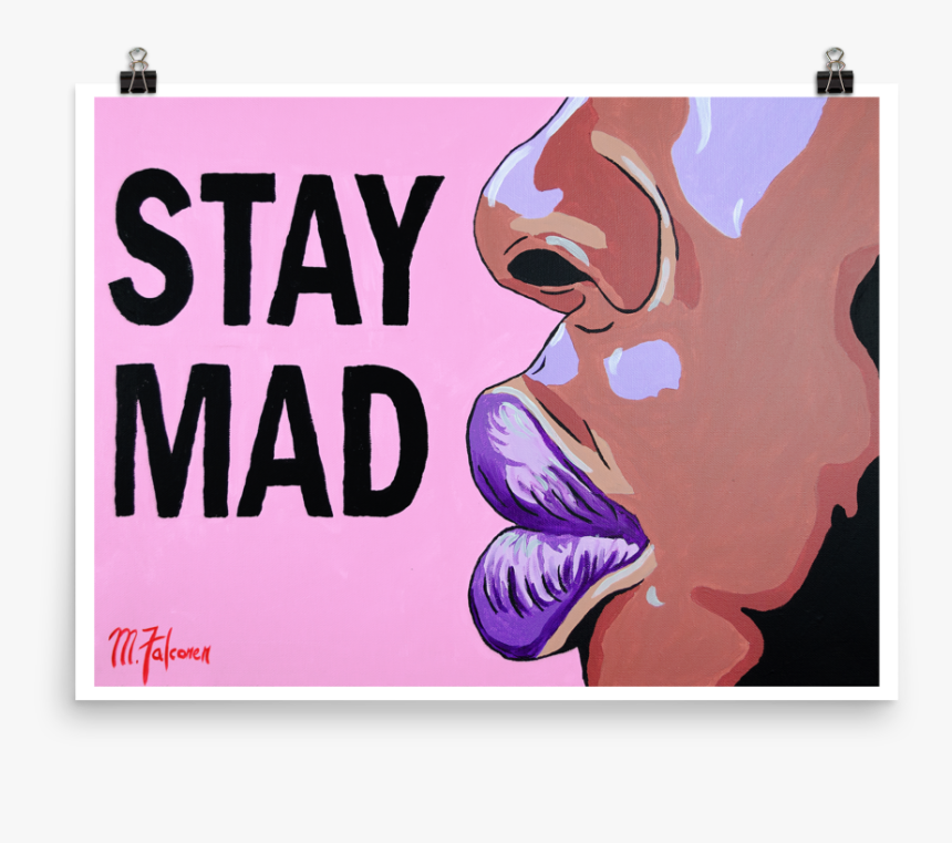 Stay Mad Mockup Transparent Horizontal - Novios Gustavo Elis Y Corina Smith, HD Png Download
