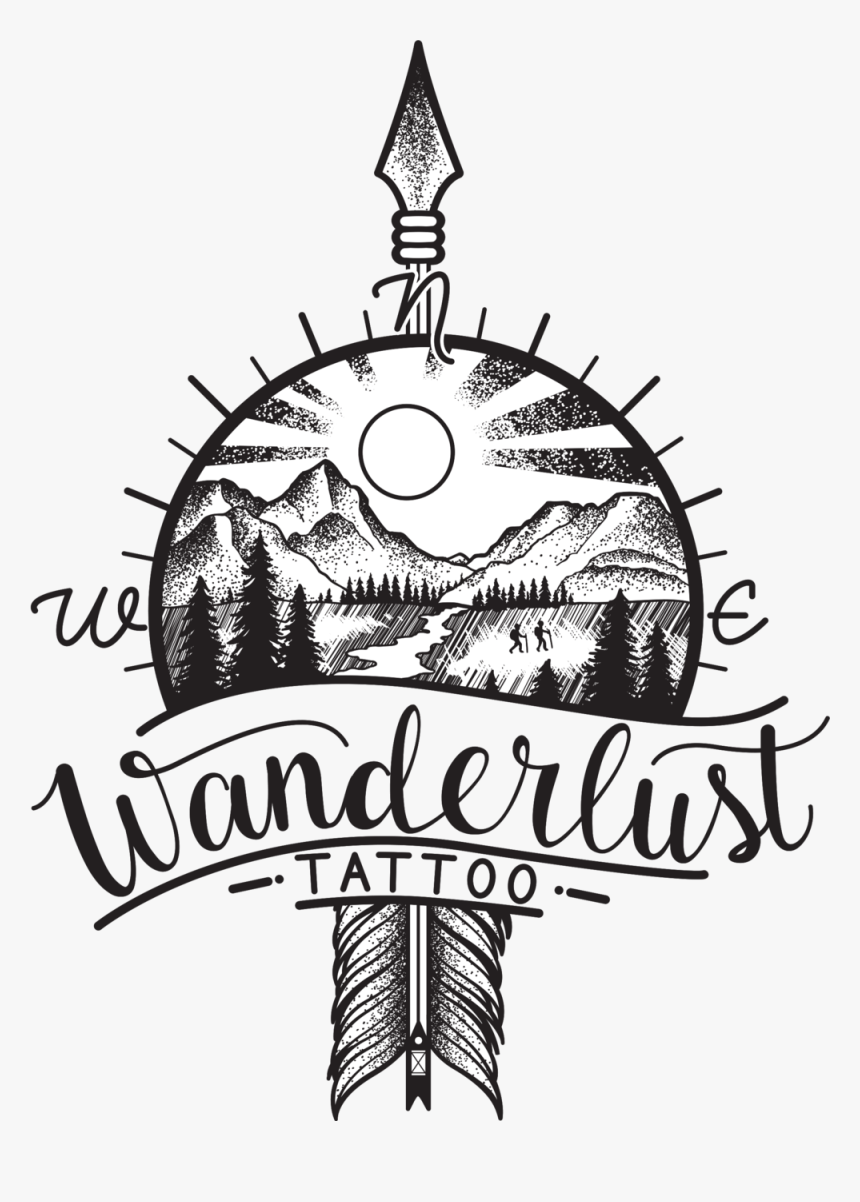 Minnesota Drawing Tattoo - Wanderlust Tattoo, HD Png Download