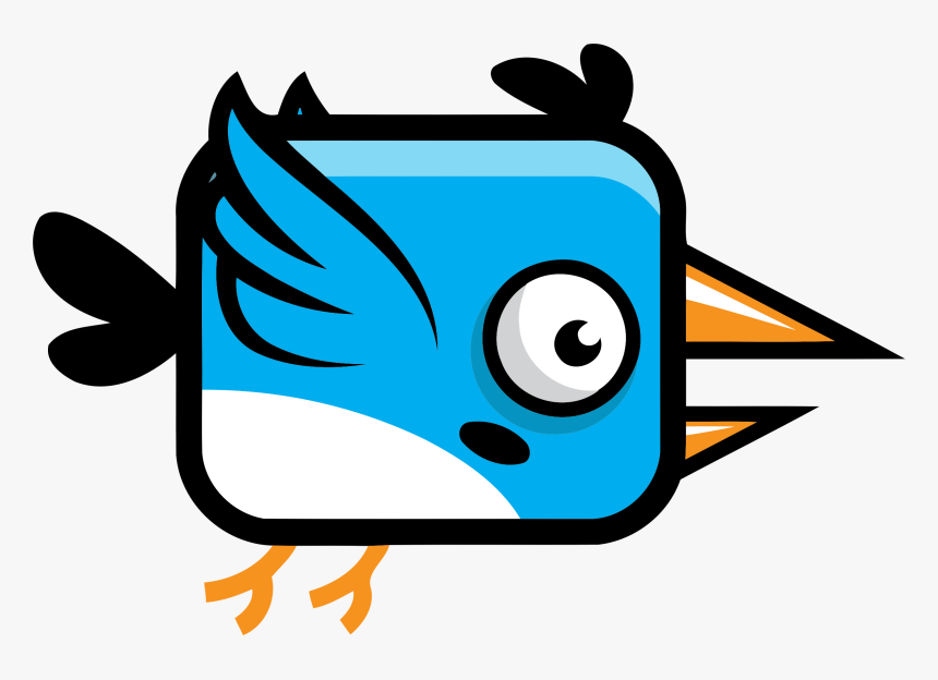 Flying Bird 22 Clip Arts - Flappy Bird Png Sprite, Transparent Png