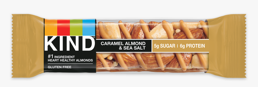 Null - Kind Bar Caramel Almond Sea Salt, HD Png Download