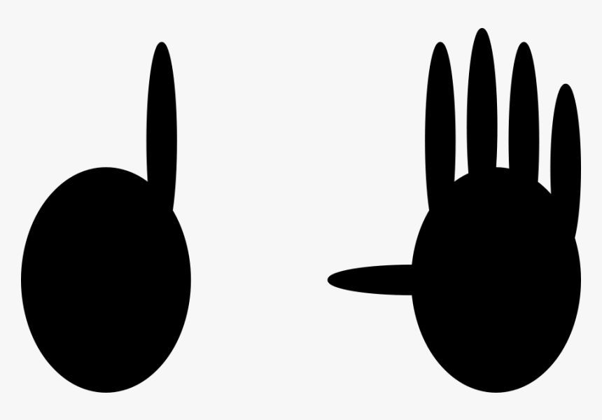 Countinghands-six Svg Clip Arts - Counting To Ten, HD Png Download