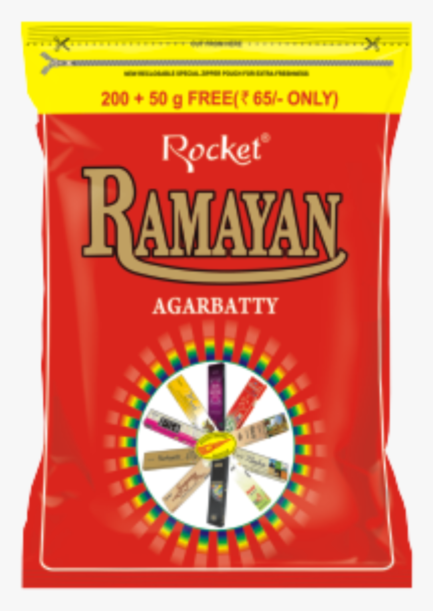 Ramayan250 A Zipper - Rocket Brand Agarbatti Ramayan, HD Png Download