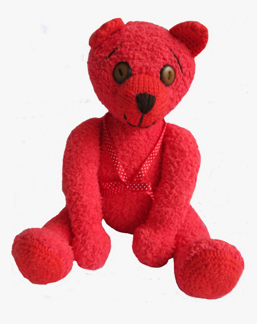 Handmade Teddy Bear Toy Doll - Teddy Bear, HD Png Download