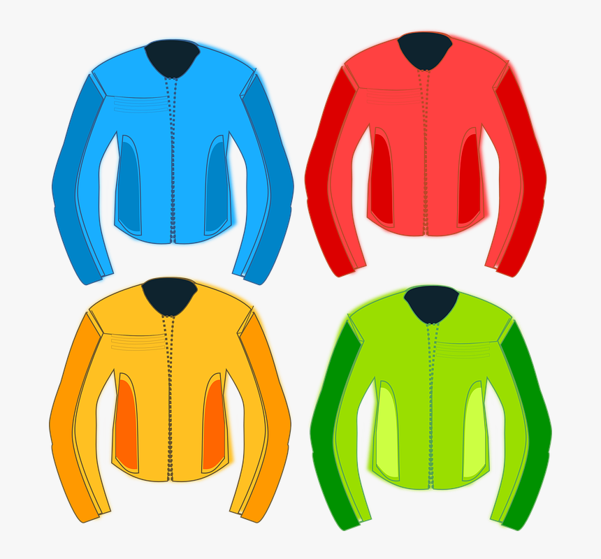 Jacket, Motorcycle, Protection, Suit, Leather, Colors - Rider Jacket Clip Art, HD Png Download