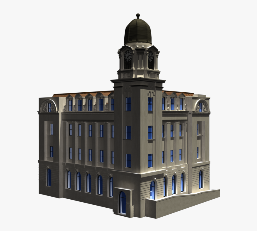 3d Post Office Clipart - Château, HD Png Download