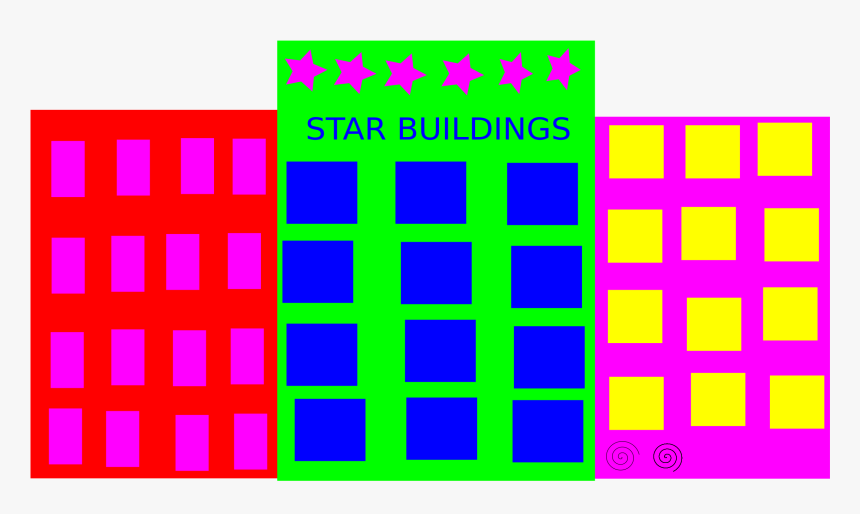 Star Buildings Clip Arts - Building, HD Png Download
