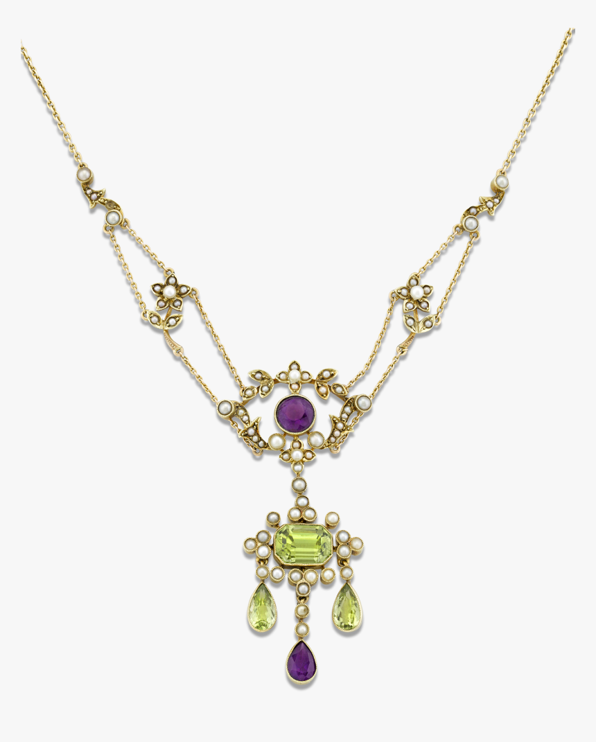 Edwardian Suffragette Lavaliere Necklace - Necklace, HD Png Download