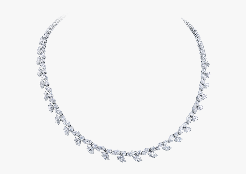 Winston™ Cluster By Harry Winston, Diamond Necklace - Harry Winston Marquise Diamond Necklace, HD Png Download