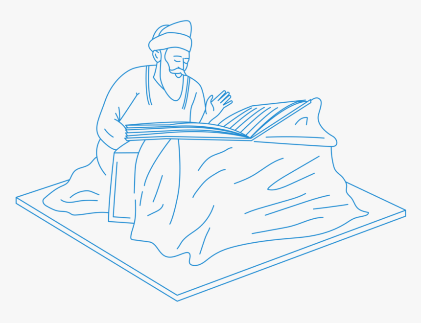Guru Granth Sahib Drawing, HD Png Download