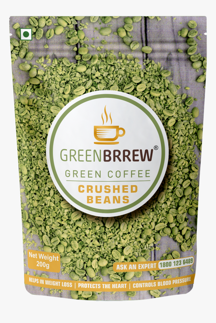 Greenbrrew Organic Unroasted Green Coffee Crushed Beans - Mung Bean, HD Png Download
