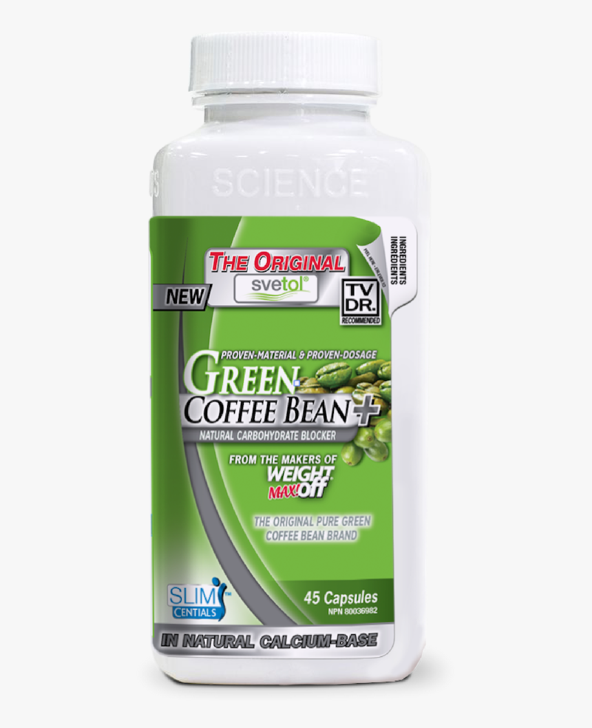 Svetol Pure Green Coffee Bean Extract 45 Capsules Gas, HD Png