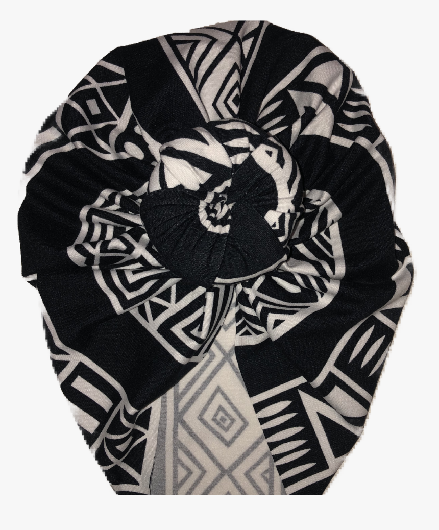 Beyond The Lines Turban - Monochrome, HD Png Download