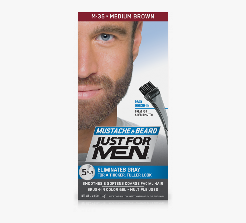 Mustache And Beard Just For Men, HD Png Download