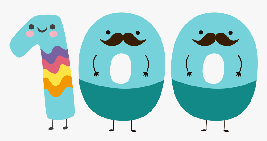 100 Number Png Hd Free Image - Illustration, Transparent Png