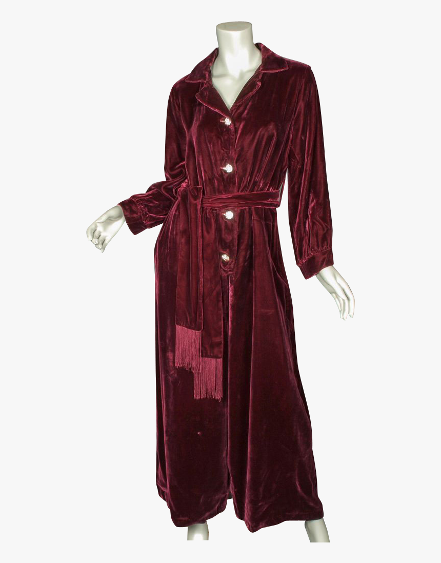 Burgandy Buttons Png - Gown, Transparent Png