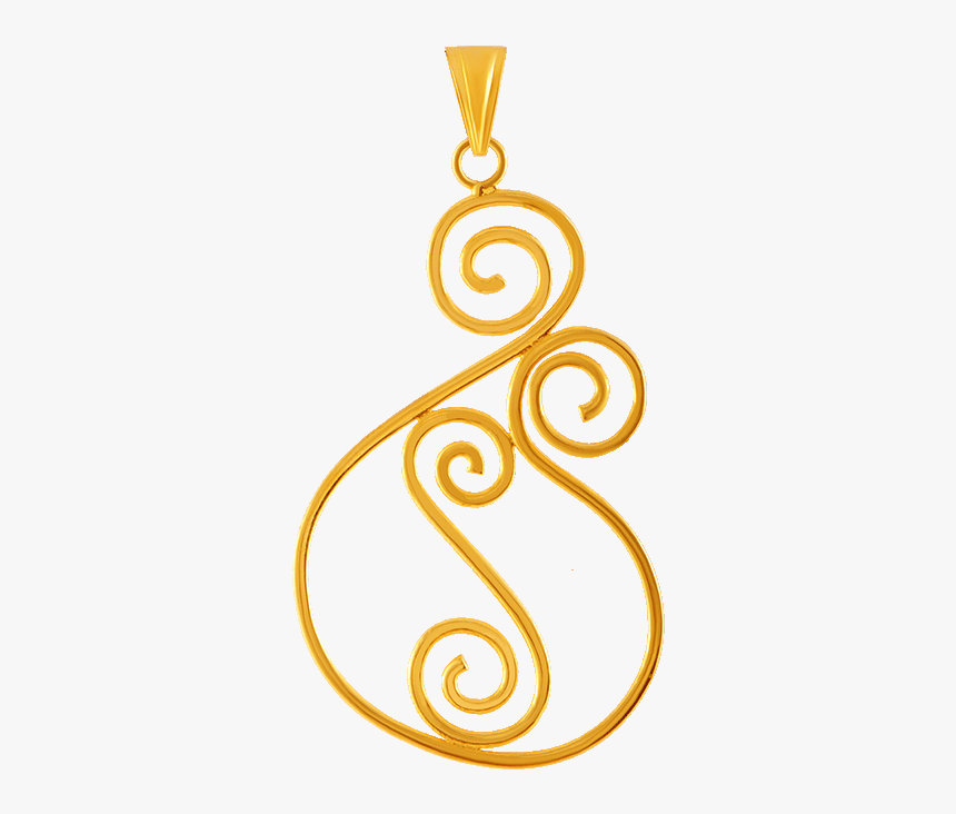 22kt Yellow Gold Pendant For Women - Pendant, HD Png Download