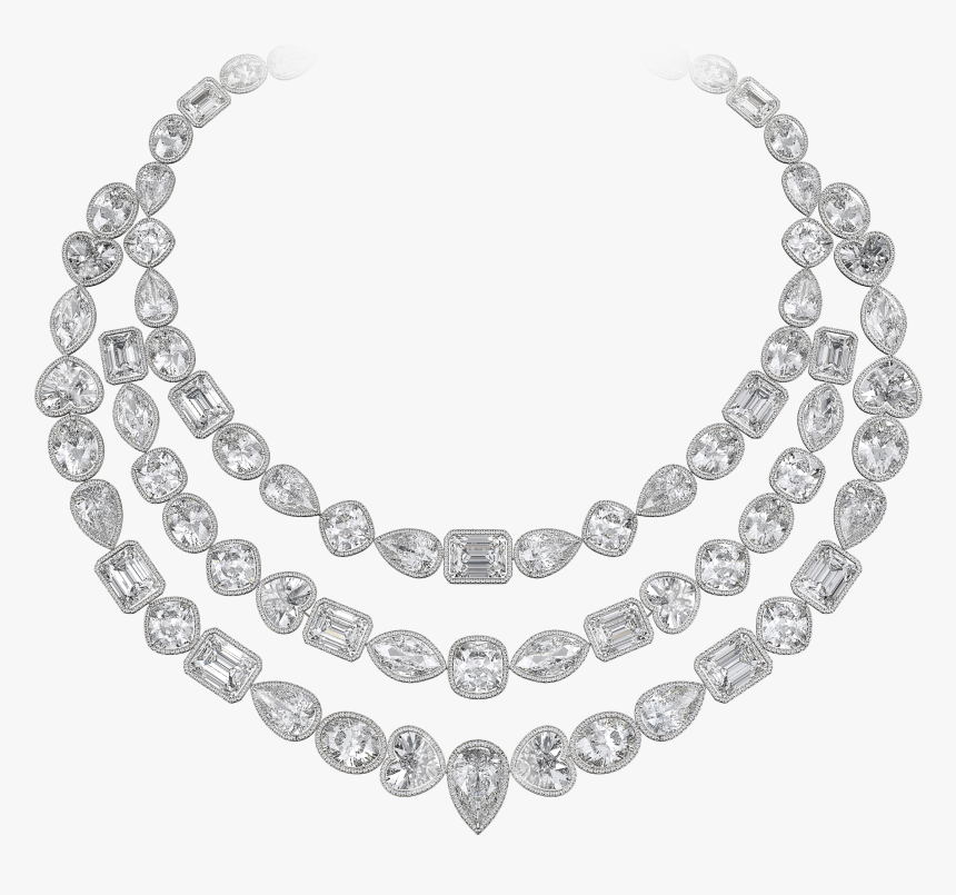 Three Layered Gold Necklace, HD Png Download