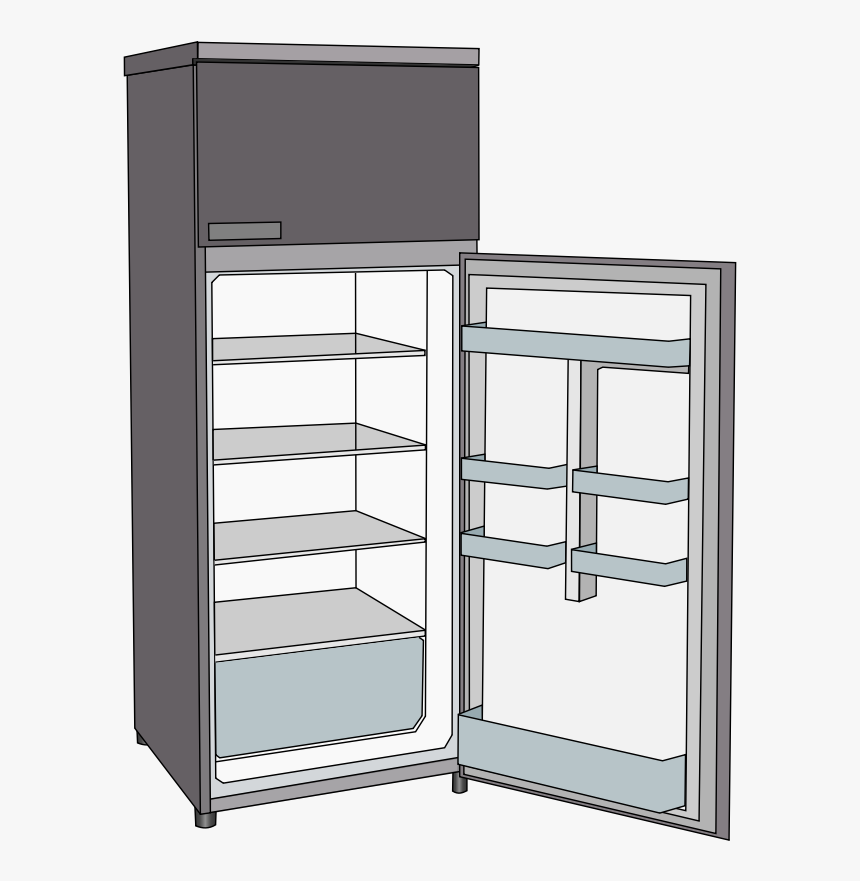 Refrigerator Fridge Cooling Vector Graphic Pixabay Open Refrigerator