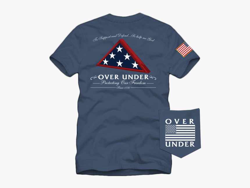 S/s Folds Of Honor T-shirt - Triangle, HD Png Download
